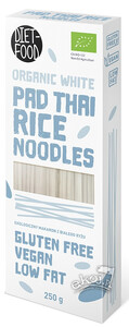 Makaron ryżowy noodle pad thai bezglutenowy BIO 250g Diet-Food