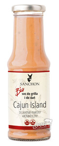 Sos cajun island bezglutenowy BIO 210ml Sanchon
