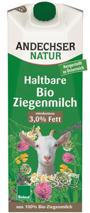 Mleko kozie 3% tł. BIO 1L Andechser