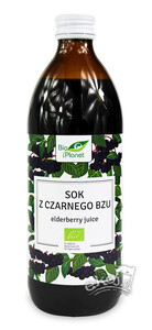 Sok z czarnego bzu BIO 500ml Bio Planet