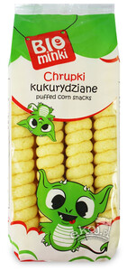 Chrupki kukurydziane spirale bezglutenowe EKO 60g Biominki