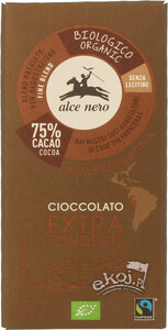 Czekolada gorzka 75% bezglutenowa BIO 100g Alce Nero