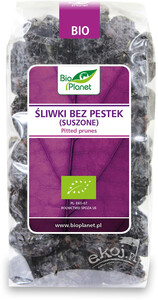 Śliwki bez pestek suszone BIO 400g Bio Planet