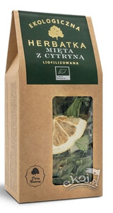 Herbatka liofilizowana mięta z cytryną BIO 25g Dary Natury