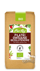 Płatki owsiane bezglutenowe BIO 350g Bio Raj