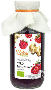 Syrop malinowy z imbirem BIO 330ml Batom