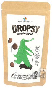 Dropsy czekoladowe bez dodatku cukrów bezglutenowe 200g Pięć Przemian