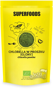 Chlorella w proszku glony BIO 200g Bio Planet