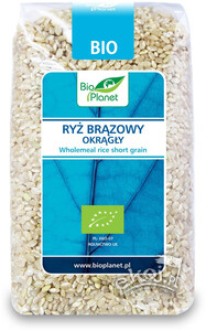 Ryż brązowy okrągły BIO 500g Bio Planet