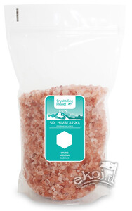 Sól himalajska grubo mielona 1kg Crystalline Planet