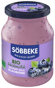 WYPRZEDAŻ Jogurt kremowy jagodowy 3,8% BIO 500g Sobbeke