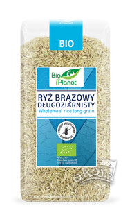Ryż brązowy długoziarnisty EKO 500g Bio Planet