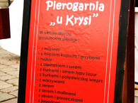 Jak na pierogi to tylko do Pani Krysi