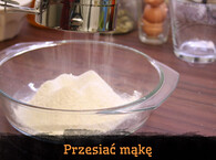 Przesiać mąkę