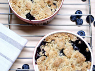 Crumble z borówkami