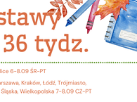 Dostawy na 36 tydz. :) 6-8.09. ŚR-PT