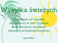 Wysyłka świeżych produktów kurierem DPD