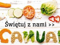 Wegański styczeń 2022 świętuj promocje