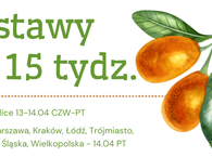 Dostawy na 15 tydz. :) 13-14.04 CZW-PT