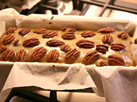 Pomarańczowa babka z orzechami Pecan