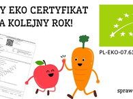 Mamy kolejny certyfikat ekologiczny — potwierdzamy to, co dla nas najważniejsze