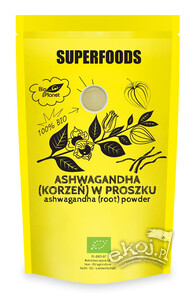 Ashwagandha sproszkowana BIO 150g Bio Planet