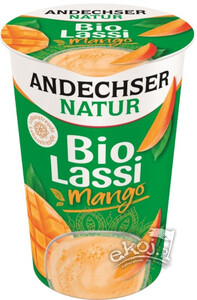 Jogurt pitny lassi mango 3,5% tł. BIO 250g Andechser