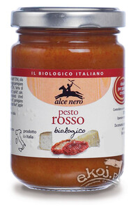 Pesto czerwone z suszonych pomidorów BIO 130g Alce Nero