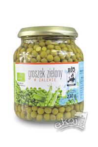 Groszek zielony w słoiku EKO 350g Bio Europa