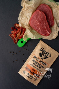 Jack's Meat - polska suszona wołowina PAPRYKA - POMIDOR 30g Nowicki Naturalnie