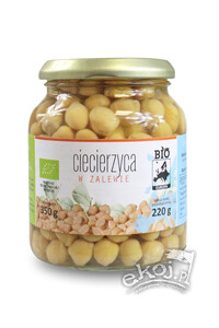 Ciecierzyca w zalewie w słoiku EKO 350 g Bio Europa