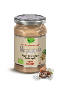Krem nocciolata z orzechów laskowych biały bezglutenowy BIO 250g Rigoni Di Asiago