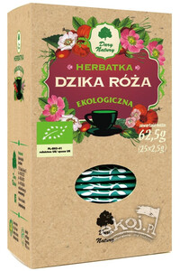 Herbata z dzikiej róży BIO (25x2,5g) Dary Natury