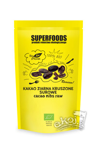 Kakao ziarna kruszone surowe raw EKO 250g Bio Planet