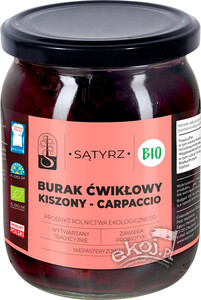 Burak kiszony na carpaccio BIO 450g Sątyrz