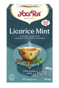 Herbatka mięta z lukrecją BIO 17x1,8g Yogi Tea