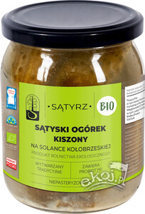 Ogórki sątyskie kiszone BIO 400g Sątyrz