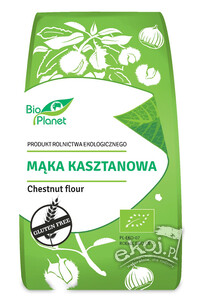 Mąka kasztanowa bezglutenowa BIO 400g Bio Planet