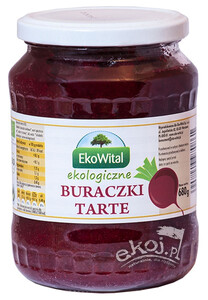 Buraczki tarte BIO 680g Ekowital