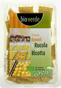 Ravioli z rukolą i ricottą EKO 250g Bio Verde