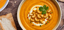 🥣 Krem z dyni Hokkaido z mlekiem kokosowym, imbirem i pomarańczą