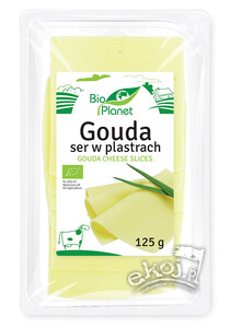 Ser żółty Gouda plastry BIO 125g Bio Planet