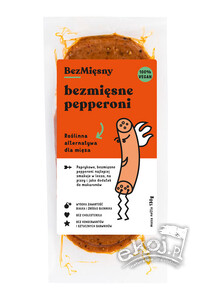 Wegańskie pepperoni 130g Bezmięsny Mięsny