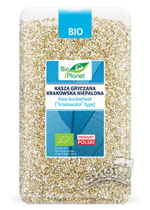 Kasza gryczana KRAKOWSKA niepalona BIO 1kg Bio Planet