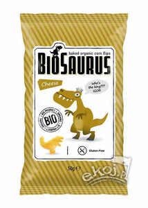 Chrupki kukurydziane serowe bezgl. BIO 50g Biosaurus