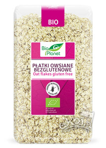 Płatki owsiane bezglutenowe BIO 600g Bio Planet
