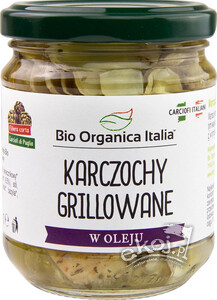 Karczochy grillowane w oleju EKO 190g Biorganica