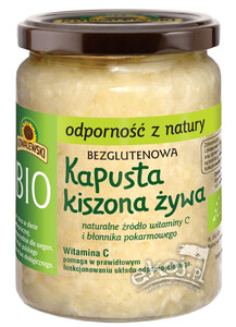 Kapusta kiszona żywa niepasteryzowana BIO 400g Kowalewski