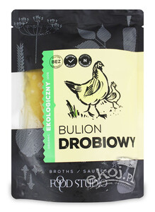 Bulion drobiowy w płynie bezglutenowy BIO 350ml Food Studio