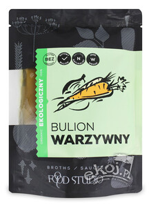 Bulion warzywny w płynie bezglutenowy BIO 350ml Food Studio